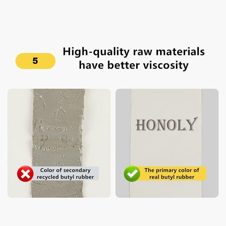 Leakage Repair Waterproof Tape for Pipe Leakage Roof Water Leakage Solution Aluminium Foil Tape Waterproof Adhesive Tape Sealing Duct Rubber Tape for Leakage 5CM*5M Pack Of 2 , Silver GenzVybs